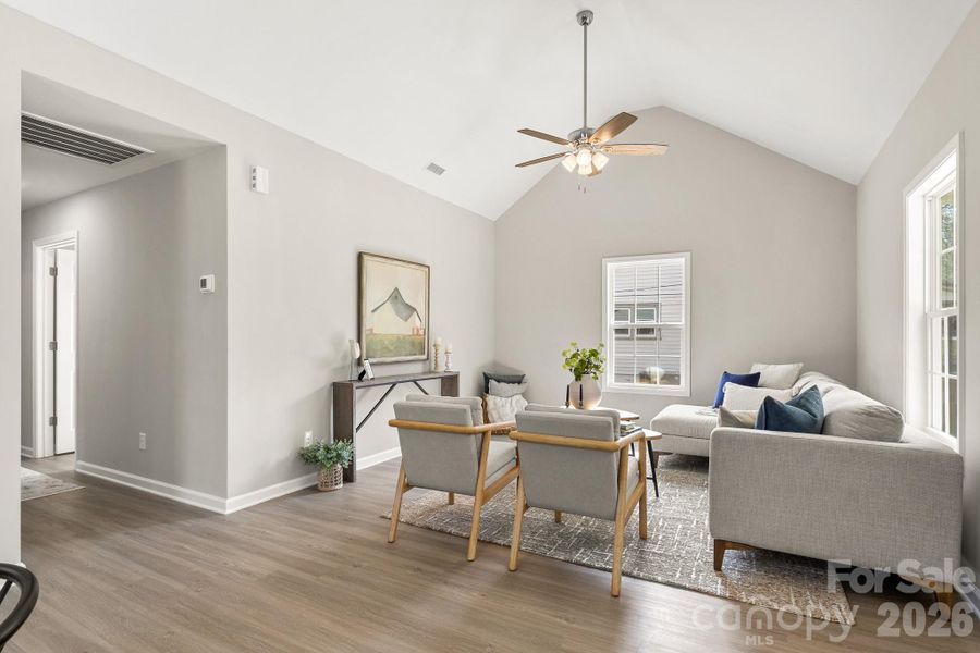 Furnished interior view inside a new home in , York (Image 6).