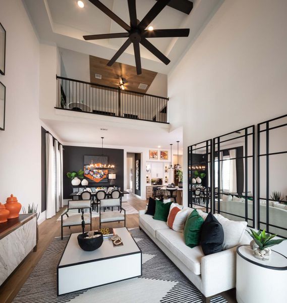 Representative Family Room - some options shown