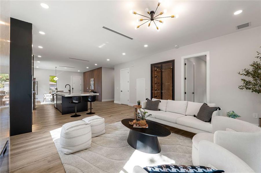 Furnished interior view inside a new home in , Tampa (Image 7).