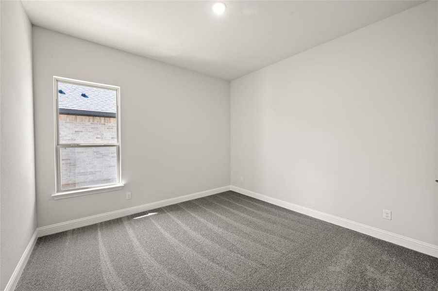 Bedroom #4
with spacious closet and upgraded carpet Bedroom #4
with spacious closet and upgraded carpet