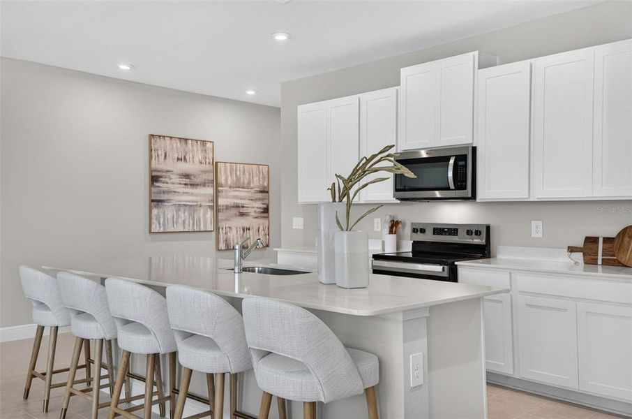 Furnished interior view inside a new home in Windwater, Parrish (Image 11).
