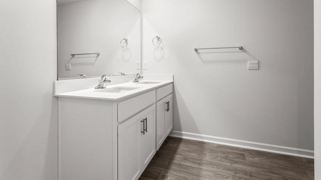 Furnished interior view inside a new home in Henley Ridge, Graham (Image 5).