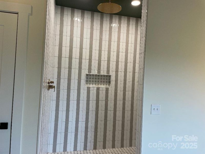 Primary walk-in shower