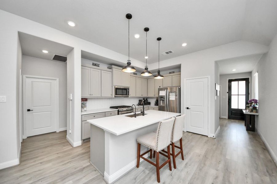 Furnished interior view inside a new home in , Conroe (Image 6).