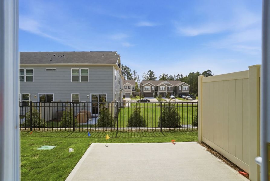 Exterior details and patio area of a home in Arbor Chase, Clover (Image 4).