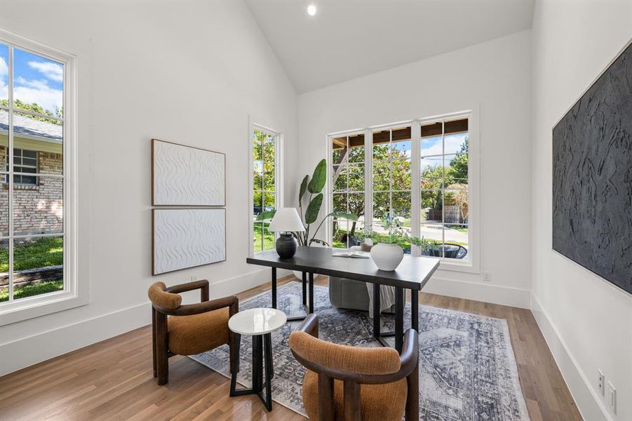 Study with front views Study with front views