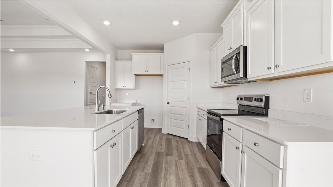 Furnished interior view inside a new home in Owl's Head Farms, Freeport (Image 8).