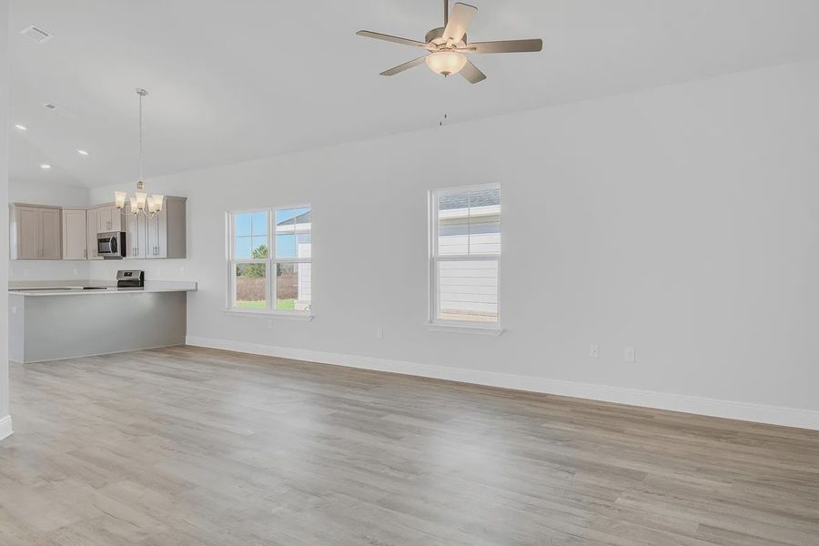 Spacious, unfurnished interior of a new home in The Bluffs at Lafayette, Freeport (Image 12). Spacious, unfurnished interior of a new home in The Bluffs at Lafayette, Freeport (Image 12).