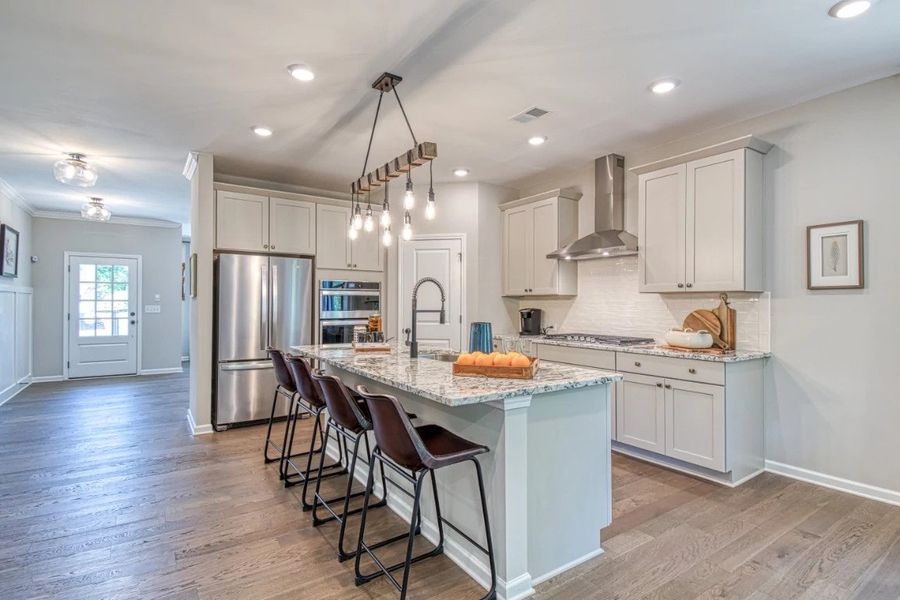 Representative furnished interior of a home built from the Pearson by Ashton Woods in Creekside, Dawsonville (Image 4).
