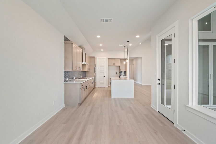 Furnished interior view inside a new home in Lariat, Liberty Hill (Image 5).