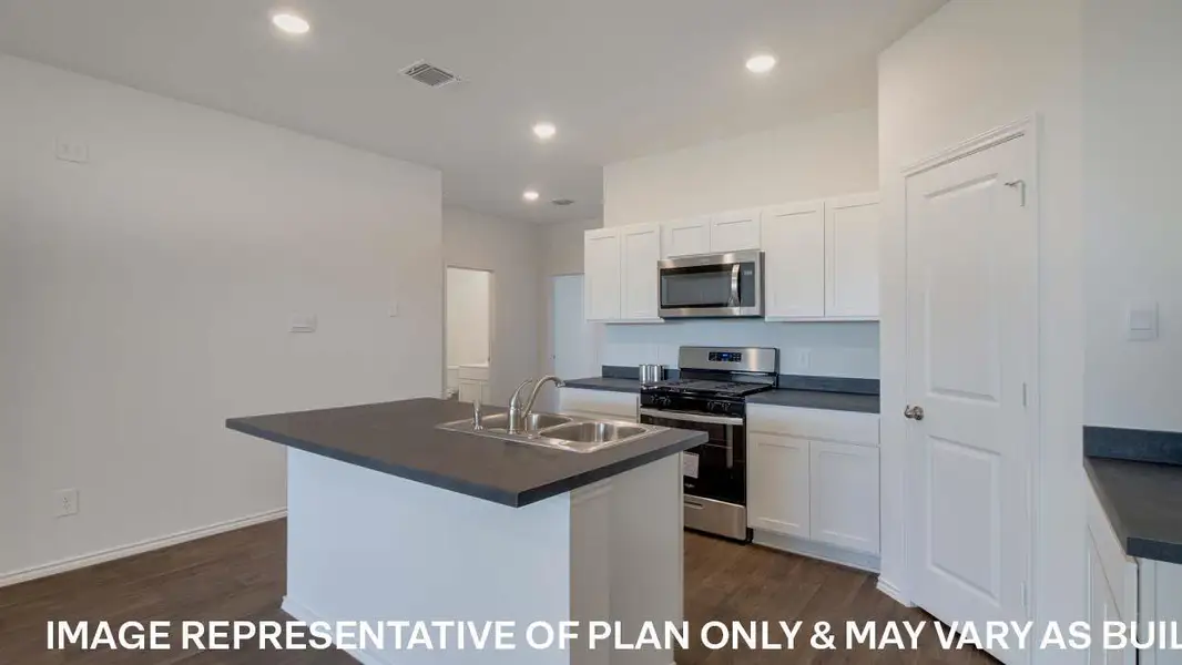 Furnished interior view inside a new home in Wayside, Uhland (Image 4).