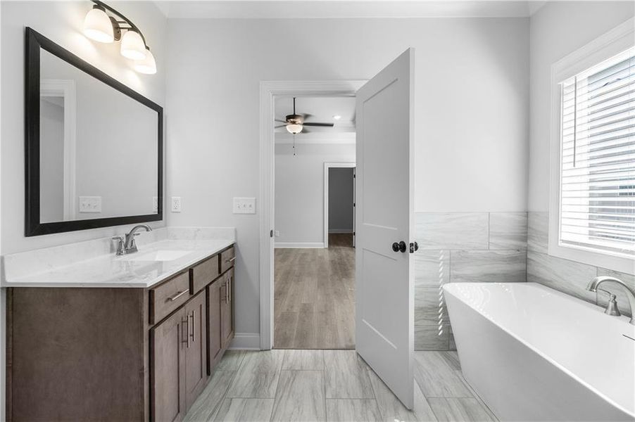 Furnished interior view inside a new home in Belle Woode Estates, Monroe (Image 12).
