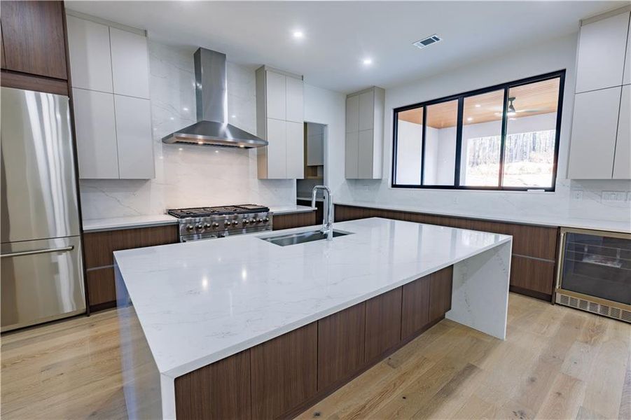 Furnished interior view inside a new home in , Suwanee (Image 4).