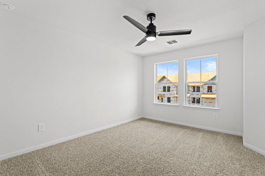 Spacious, unfurnished interior of a new home in Avery Centre, Round Rock (Image 27). Spacious, unfurnished interior of a new home in Avery Centre, Round Rock (Image 27).