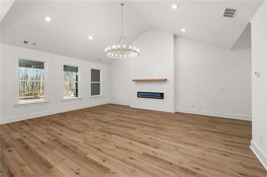 Spacious, unfurnished interior of a new home in , Sugar Hill (Image 30).