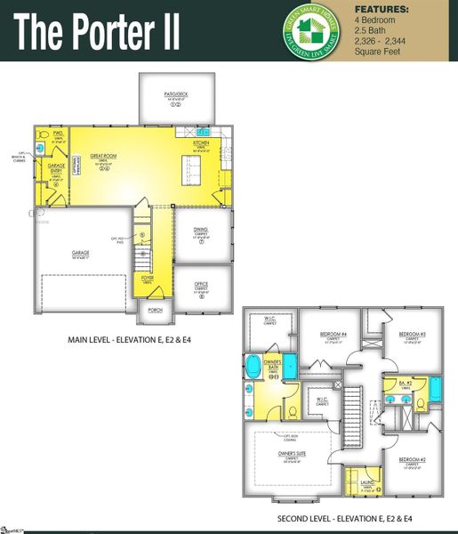 2D floor plan layout of this home in Sedona, Greenville, SC (Image 2). 2D floor plan layout of this home in Sedona, Greenville, SC (Image 2).