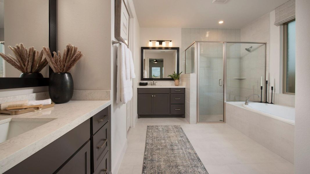 Furnished interior view inside a new home in Amira, Tomball (Image 5).