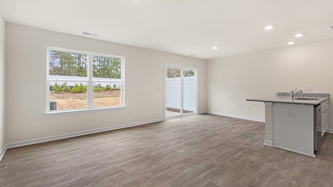 Spacious, unfurnished interior of a new home in The Townes at Honeycutt Oaks, Angier (Image 8). Spacious, unfurnished interior of a new home in The Townes at Honeycutt Oaks, Angier (Image 8).