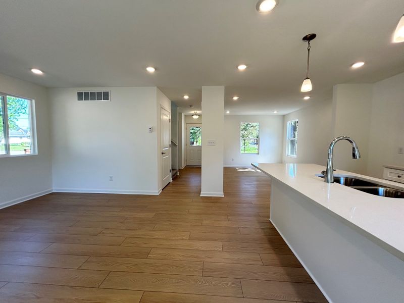 Representative unfurnished interior of a home built from the The Lexington II by Norfolk Homes in Individual Homes - Jackson County, Jackson (Image 16). Representative unfurnished interior of a home built from the The Lexington II by Norfolk Homes in Individual Homes - Jackson County, Jackson (Image 16).