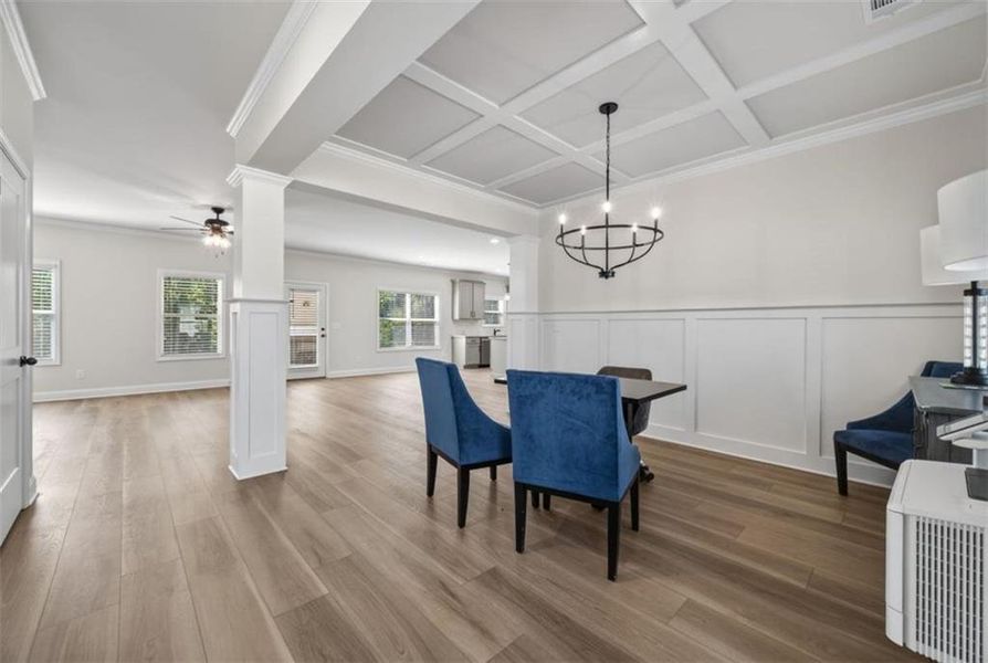 Furnished interior view inside a new home in , Loganville (Image 7).