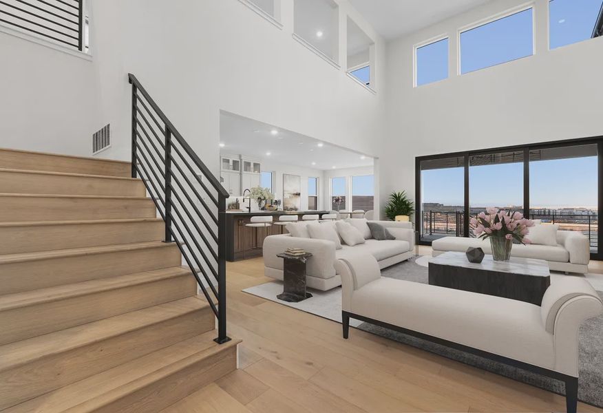 Homesite 315 Great Room + Kitchen - Virtually Staged - 2 of 18 Homesite 315 Great Room + Kitchen - Virtually Staged - 2 of 18