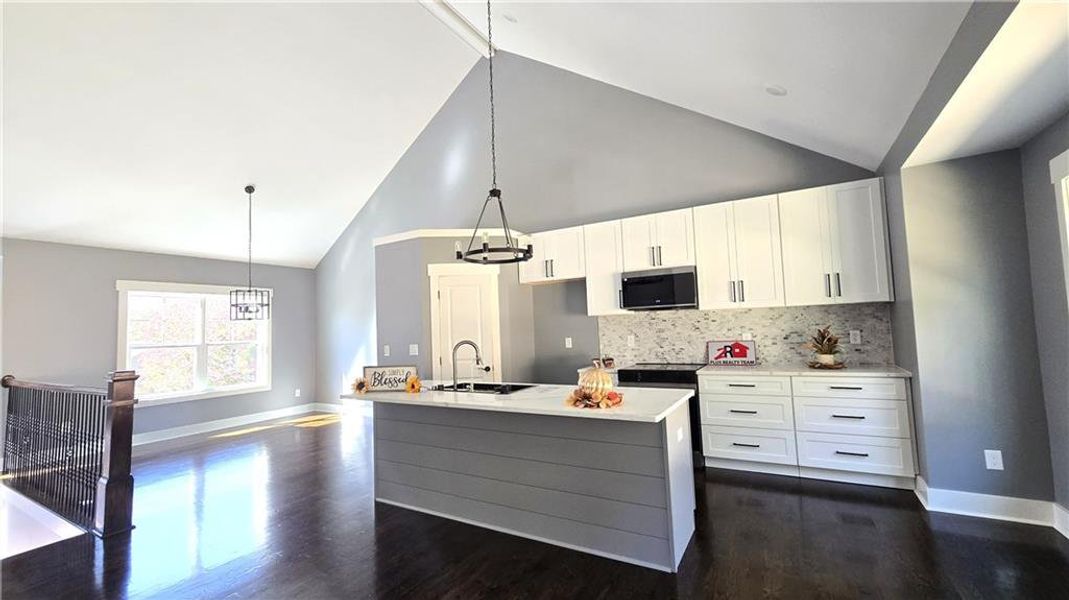 Furnished interior view inside a new home in , Talmo (Image 8). Furnished interior view inside a new home in , Talmo (Image 8).