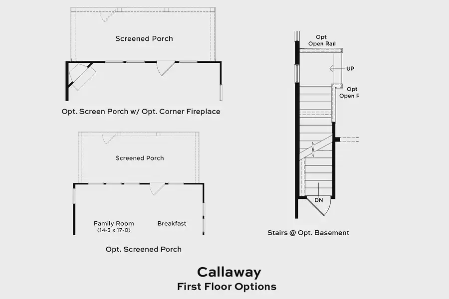 2D floor plan layout of this home in Station Pointe, Angier, NC (Image 3).