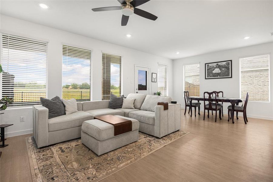 Furnished interior view inside a new home in Mobberly Farms, Pilot Point (Image 13).