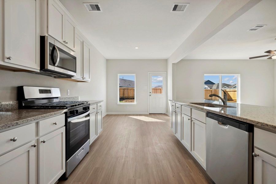 Furnished interior view inside a new home in Trails at Cochran Ranch, Waller (Image 8).