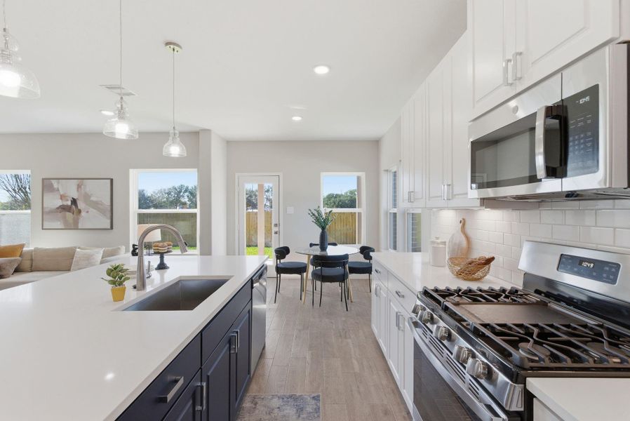 Furnished interior view inside a new home in , Fresno (Image 16).