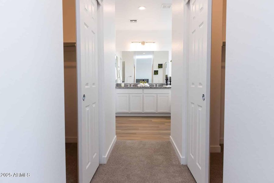 Double Walk-In Closets Double Walk-In Closets