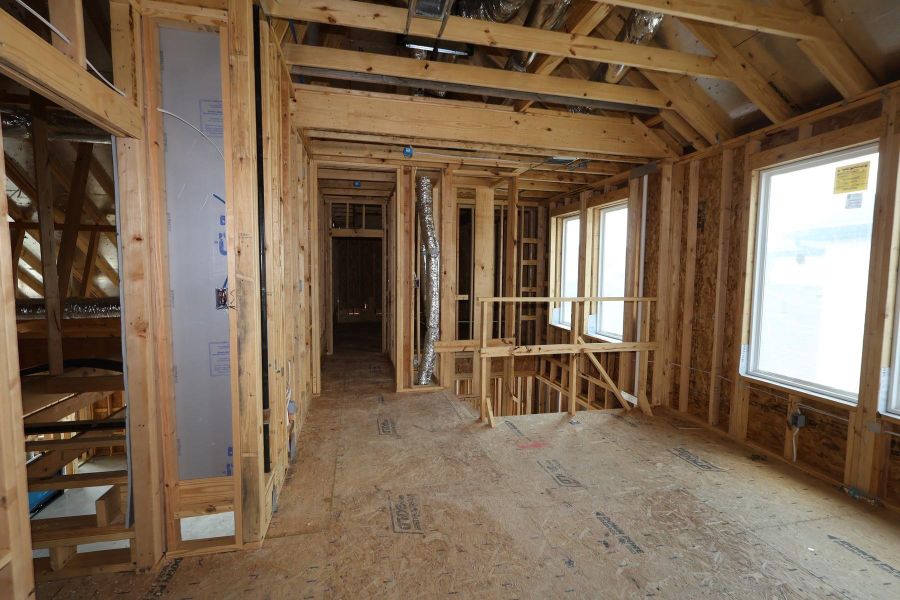 In-progress construction of a new home in Dunham Pointe, Cypress, TX (Image 12).