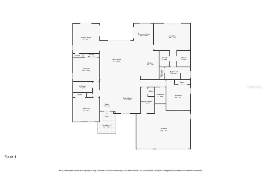2D floor plan layout of this home in , Englewood, FL (Image 4). 2D floor plan layout of this home in , Englewood, FL (Image 4).