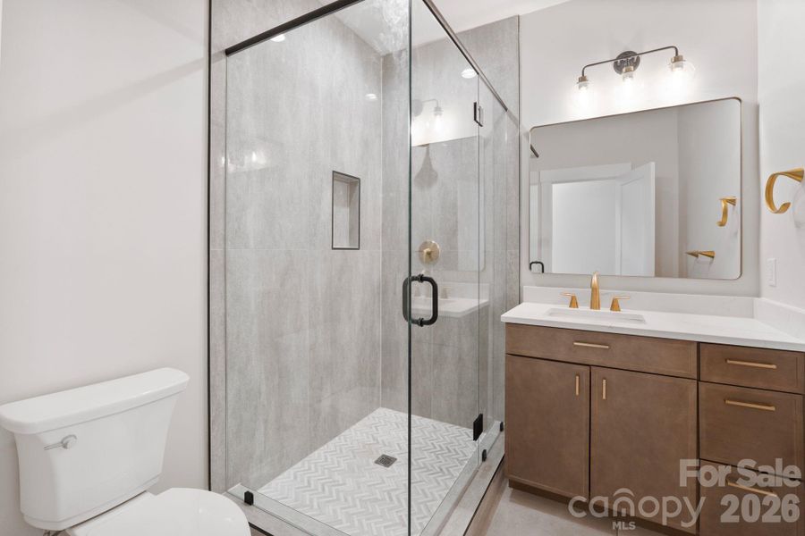 Furnished interior view inside a new home in , Hickory (Image 8).