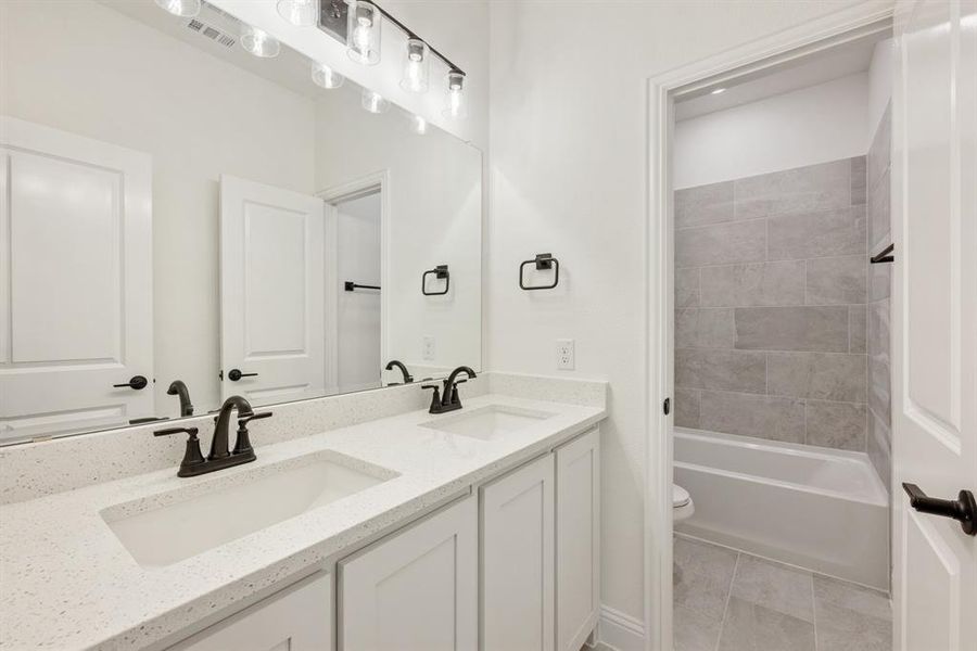 Furnished interior view inside a new home in Trees Farm, DeSoto (Image 7). Furnished interior view inside a new home in Trees Farm, DeSoto (Image 7).