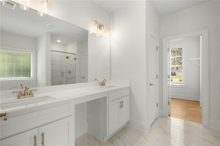 Furnished interior view inside a new home in The Landing at Miller’s Ferry, Adairsville (Image 8). Furnished interior view inside a new home in The Landing at Miller’s Ferry, Adairsville (Image 8).