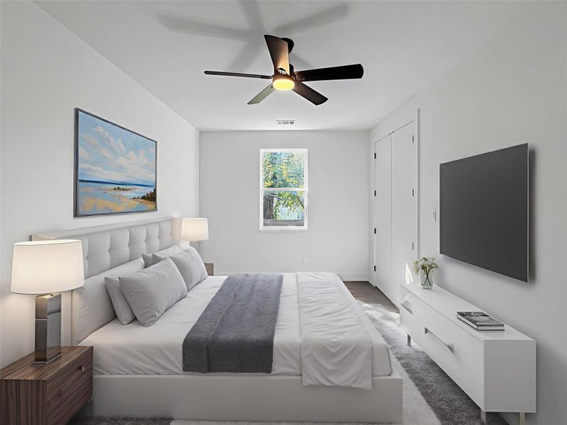 Furnished interior view inside a new home in , Houston (Image 6). Furnished interior view inside a new home in , Houston (Image 6).