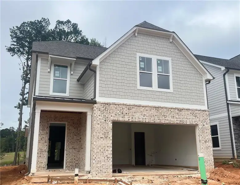 In-progress construction of a new home in Legacy Downs, Canton, GA (Image 32).