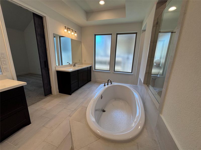 Furnished interior view inside a new home in Lariat 60', Liberty Hill (Image 4).