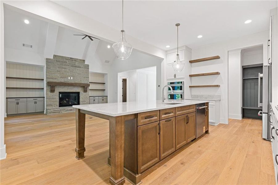 Furnished interior view inside a new home in , Flowery Branch (Image 7).