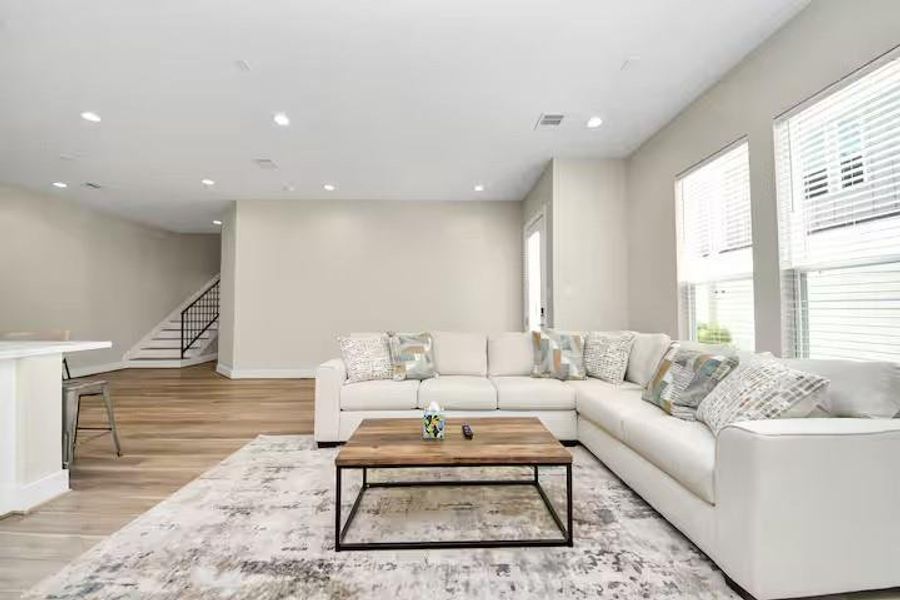 Furnished interior view inside a new home in , Houston (Image 8).