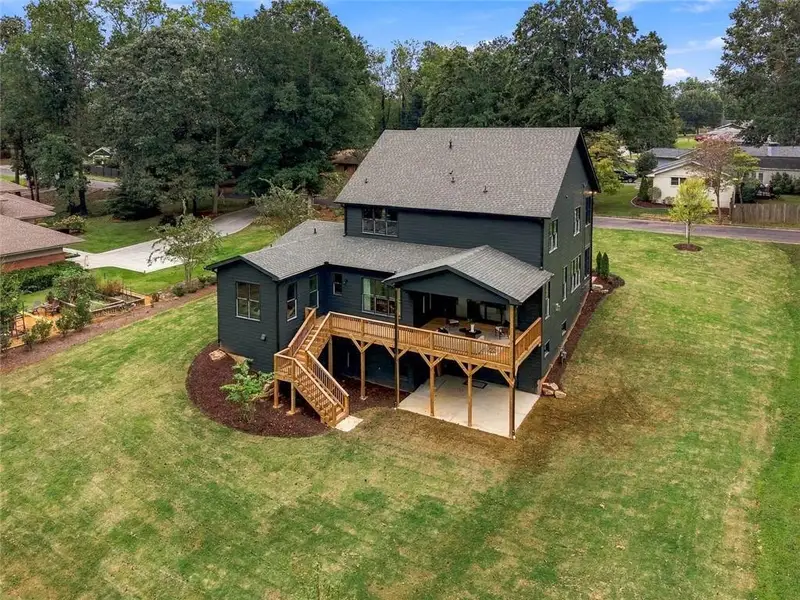 Exterior details and patio area of a home in , Smyrna (Image 37).