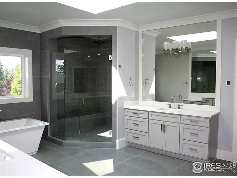 Master Bath (Concept only, plan and picture from House Designers, home not built)