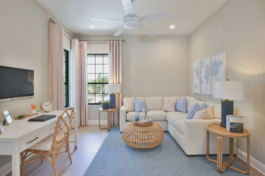 Furnished interior view inside a new home in Boca Royale Golf and Country Club at Wellen Park, Englewood (Image 16). Furnished interior view inside a new home in Boca Royale Golf and Country Club at Wellen Park, Englewood (Image 16).