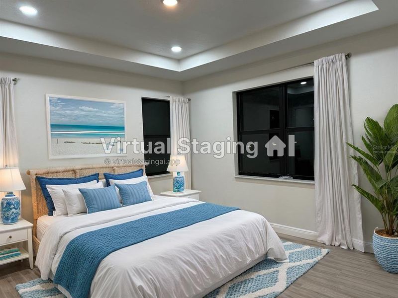 Virtually Staged Master Bathroom Virtually Staged Master Bathroom