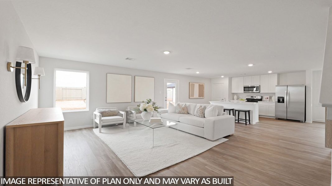 Furnished interior view inside a new home in Sunset Valley, Hockley (Image 3).