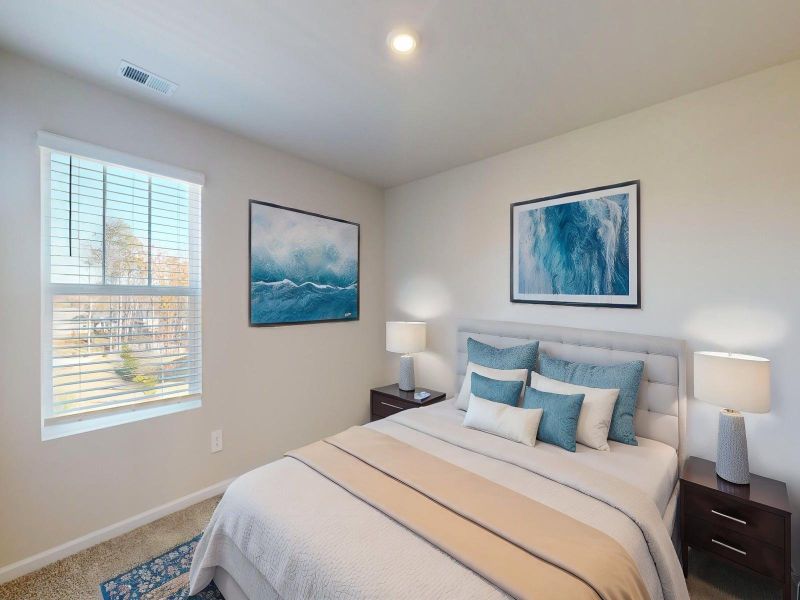 Furnished interior view inside a new home in Harper Landing, Stanley (Image 13).