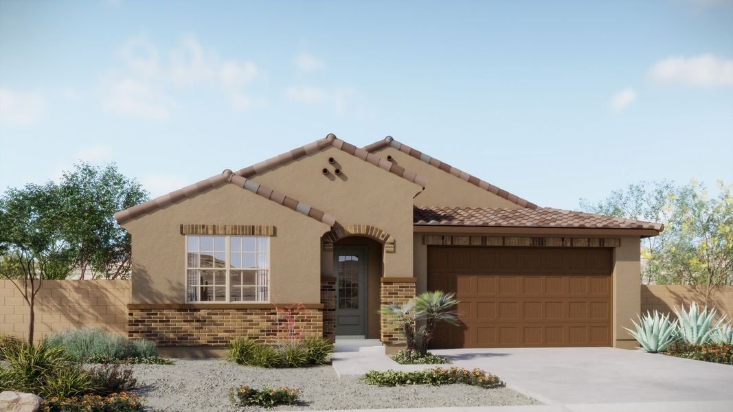 Representative exterior photo of a completed home built from the Cobalt by Mattamy Homes in Covena Pointe, Tucson, AZ (Image 3).