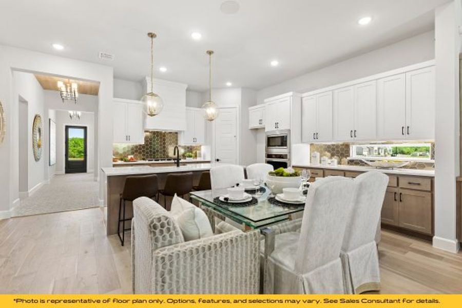 Representative furnished interior of a home built from the The Catalina by Stonefield Homes in The Highlands, Rockwall (Image 64).