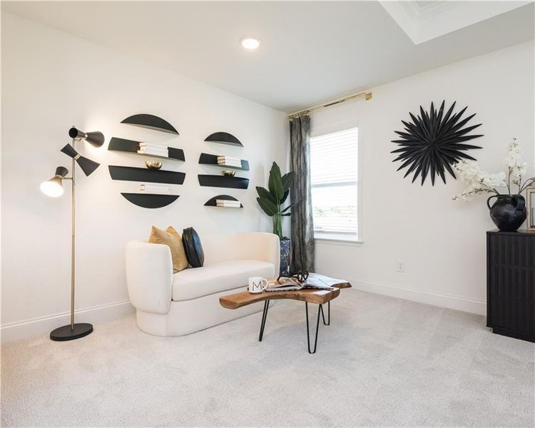 Furnished interior view inside a new home in Stratford Square, Lawrenceville (Image 42).